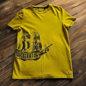 Mini Boden Pirate Ship Tee Shirt - Size 11-12Y Boys